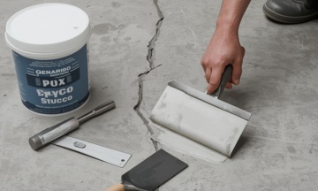 Epoxy Stucco - crack repair